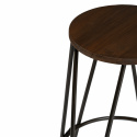 Pall \'Rustic\' 75cm - Trä/Stål