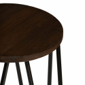Pall \'Rustic\' 75cm - Trä/Stål