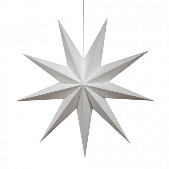 Adventsstjärna 'Vintergatan' 118cm - Vit
