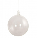 Glaskula \'Snöboll\' - Transparent