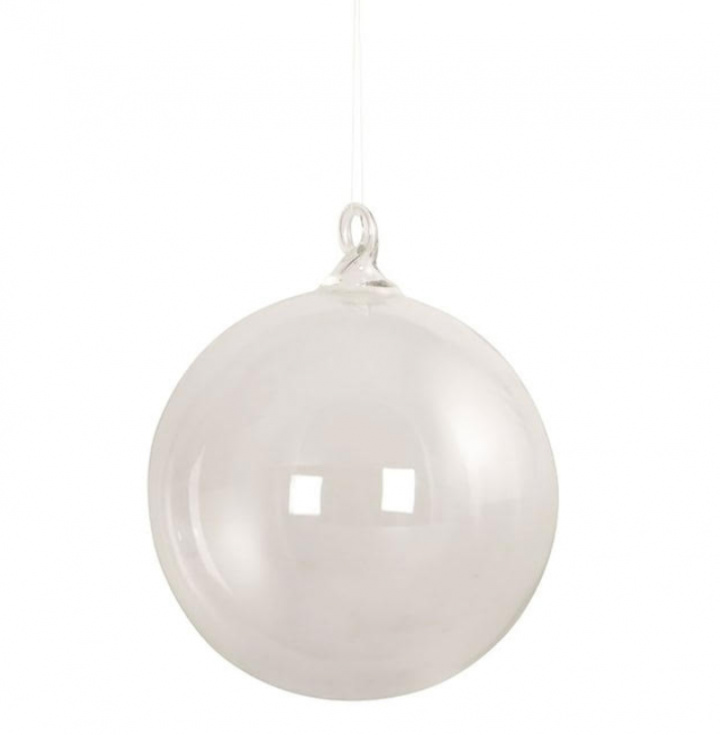 Glaskula \'Snöboll\' - Transparent i gruppen Inredning / Dekoration / Julpynt hos Reforma (be0801_box)