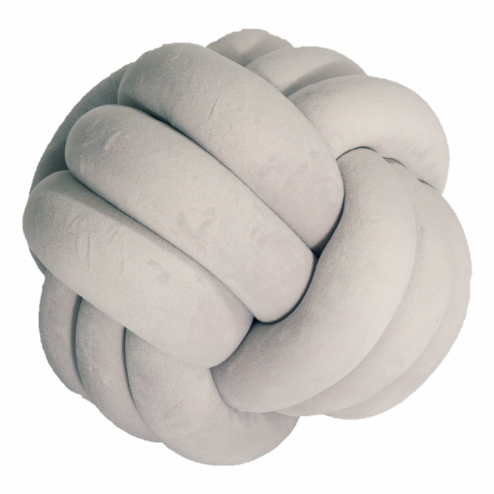 Kudde \'Knut\' - Grå i gruppen Kampanj / Inredning / Textilier hos Reforma (knot-grey)