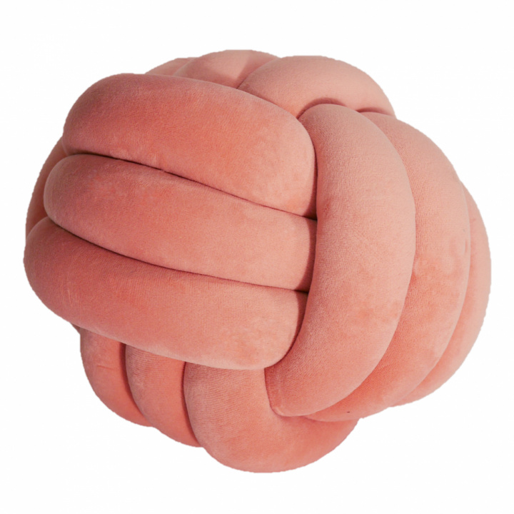 Kudde \'Knut\' - Laxrosa i gruppen VARUMÄRKEN / KDESIGN hos Reforma (knot-pink)
