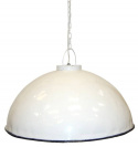 Fabrikslampa vintage - Vit