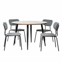 Matgrupp \'Runt Kungsholmen\' - 1 Bord & 4 Stolar