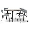 Matgrupp \'Runt Kungsholmen\' - 1 Bord & 4 Stolar