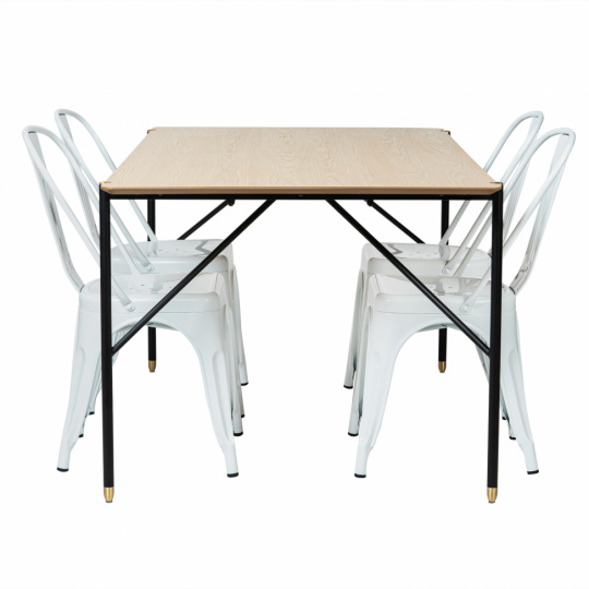 Matgrupp \'Hornstull Montmartre\' - 1 Bord & 4 Stolar