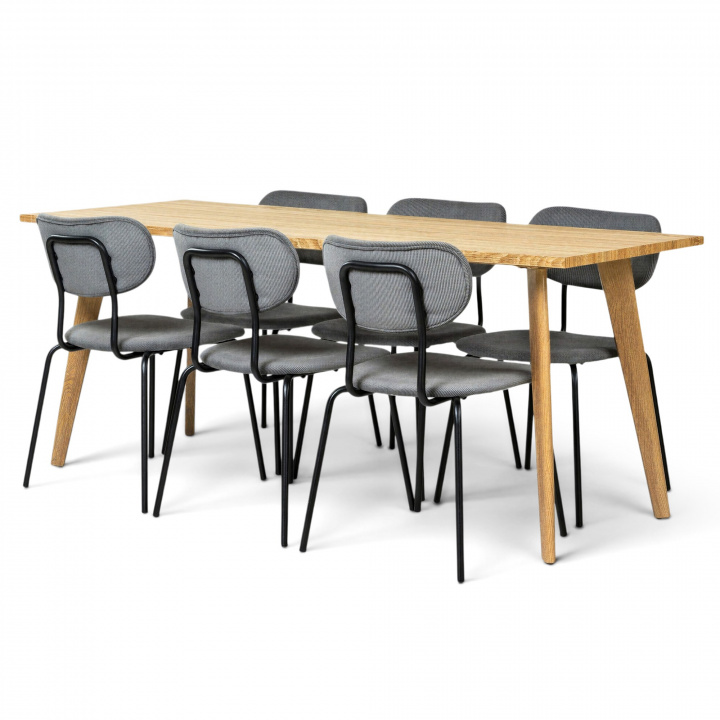 Matgrupp \'Nordisk Kungsholmen\' - 1 Bord & 6 Stolar i gruppen Möbler / Bord / Matgrupper hos Reforma (matgrupp36)