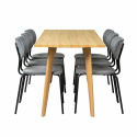 Matgrupp \'Nordisk Kungsholmen\' - 1 Bord & 6 Stolar