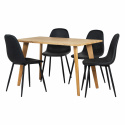 Matgrupp \'Nordisk Forma\' - 1 Bord & 4 Stolar