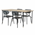 Matgrupp \'Kungsholmen Hornstull\' - 1 Bord & 4 Stolar