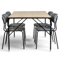 Matgrupp \'Kungsholmen Hornstull\' - 1 Bord & 4 Stolar