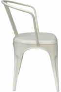 Stol \'Living\' - Vintage vit