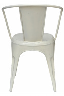 Stol \'Living\' - Vintage vit